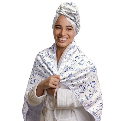 Kit Toalhas Pérolas do Mar - Super Cacheada