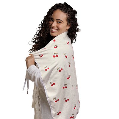 Toalha Tradicional De Microfibra Antifrizz Cerejinha - Super Cacheada