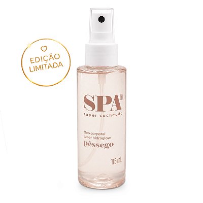 Óleo Corporal Super Hidraglow Pêssego - SPA - 115mL - Super Cacheada