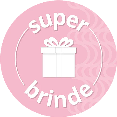 **👚**  Brinde - Camiseta M - Super Cacheada