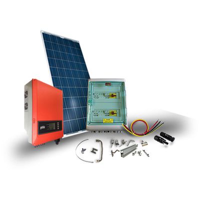 KIT GERADOR SOLAR FOTOVOLTAICO - 1,98kWp