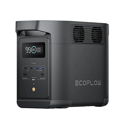🔋Estação de Energia Portátil EcoFlow DELTA BLACK (980) – 980Wh | 500W | LiFePO4