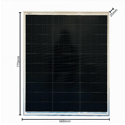 Placa Solar 100W Monocristalina ZTROON ZTP-100MI