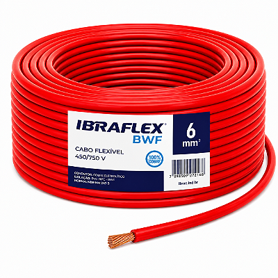 Cabo de Energia Flexível BWF 450/750V – Cobre Antichama para Instalações Elétricas