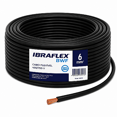 Cabo de Energia Flexível BWF 450/750V – Cobre Antichama para Instalações Elétricas