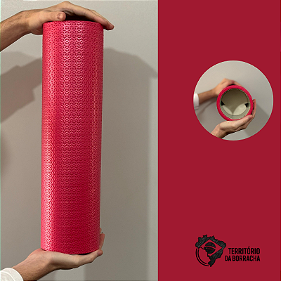 Rolo Miofascial de EVA – 45cm x 12cm VERMELHO