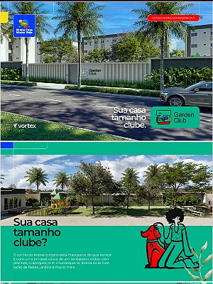 APARTAMENTOS EM CONDOMÍNIO FECHADO COM INFRAESTRUTURA DE UM CLUBE