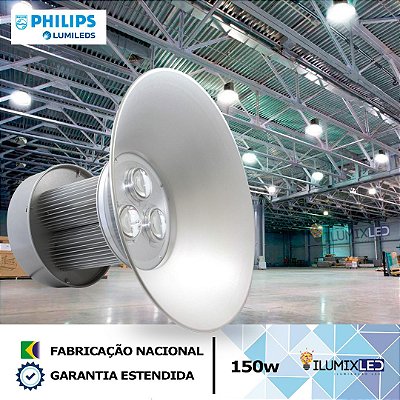 HIGH BAY LED 150w | 18.000 Lúmens | LED PHILIPS | Para Galpão Industrial