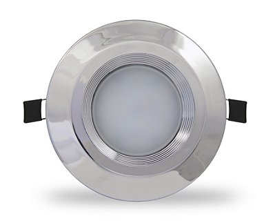 Spot LED 10w | foco: 90º | Embutir | Bivolt | Redondo 120mm | LED CHIP PHILIPS