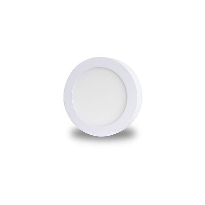 Painel LED de Sobrepor 9w | Bivolt | Redondo 14,5cm