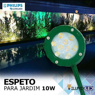 ESPETO DE JARDIM 10w | Foco 45º | Resistente à água | LED CHIP PHILIPS