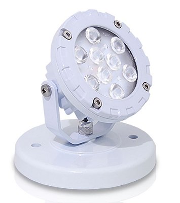 LUMINÁRIA LED COM BASE 8w | Foco 45º | Resistente à água IP65 | LED CHIP PHILIPS