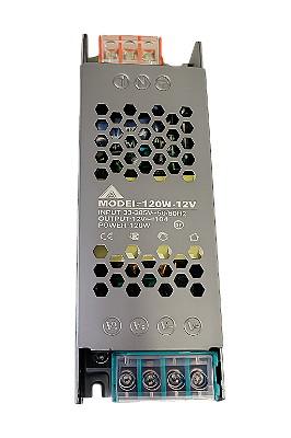 FONTE 12V | Entrada Bivolt | Saída 12V | 10 AMP | USO INTERNO