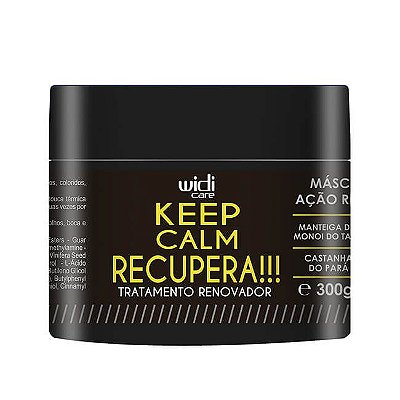 Keep Calm Recupera! - Máscara de Tratamento 300g - Widi Care