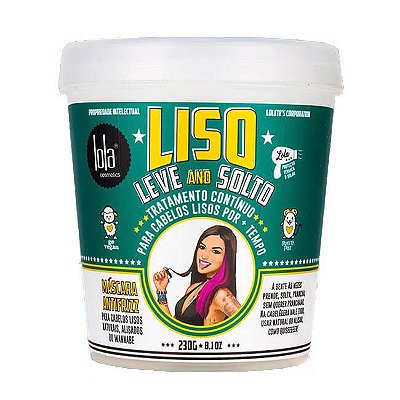Liso Leve and Solto Máscara Antifrizz 230g - Lola Cosmetics
