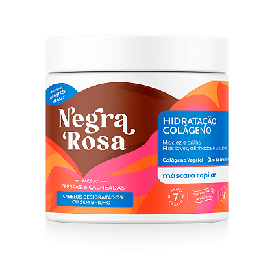 Máscara Capilar Hidratação Colágeno 500g - Negra Rosa