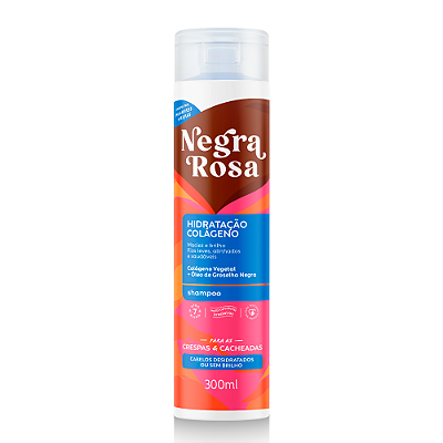 Shampoo Hidratação Colágeno 300ml - Negra Rosa