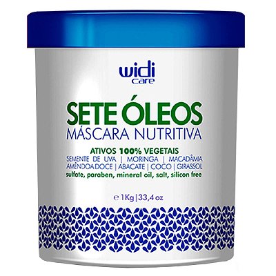 Sete Óleos - Máscara Nutritiva 1Kg - Widi Care