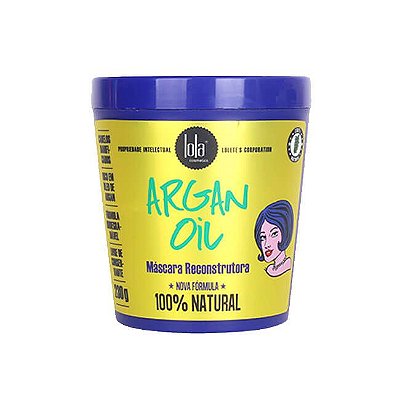 Máscara Reconstrutora Argan Oil 230g - Lola Cosmetics