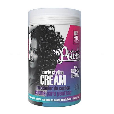 Creme Para Pentear Curly Styling Cream 800g - Soul Power