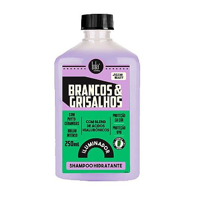 Brancos e Grisalhos Shampoo Hidratante Iluminador 250mL - Lola Cosmetics