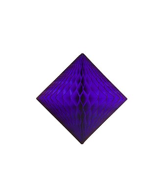 Colmeia de papel - Diamante Roxo (25 cm)