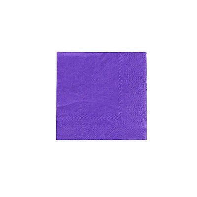 Guardanapo de papel coquetel - Roxo (25 cm - 20 unidades)