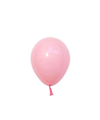 Mini balão látex 5" - Rosa Claro (unidade)
