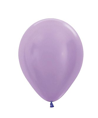 Balão 11" pastel perolado - Lavanda (unidade)