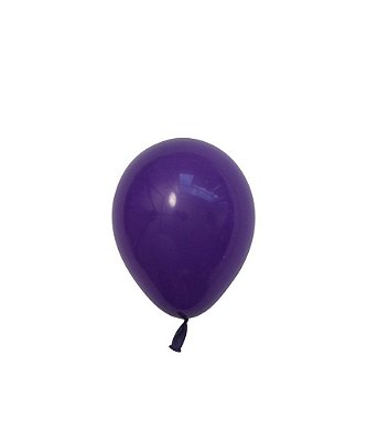 Mini balão látex 5" - Roxo (unidade)