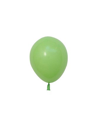 Mini balão látex 5" - Verde lima (unidade)