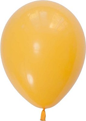 Balão 11" látex - Amarelo Ouro (unidade)