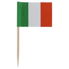 Pick dupla face - Bandeira Itália (100 unidades)