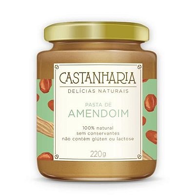 Pasta de Amendoim 210g - Castanharia