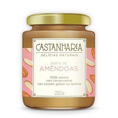 Pasta de Amêndoas 210g - Castanharia