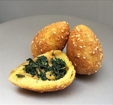Coxinha vegana recheado com espinafre com cenoura SEM GLÚTEN 360g - Invitat