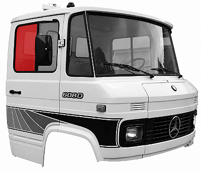 VIDRO LATERAL FIXO CAMINHÃO MB 608