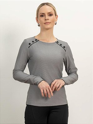 Blusa "Classic" Térmica Pied de Poule