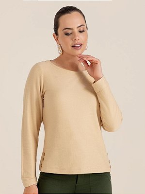 Blusa "Semente" Manga Longa