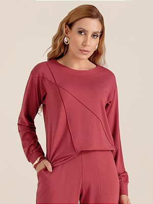 Suéter "Promessas" Nervurado