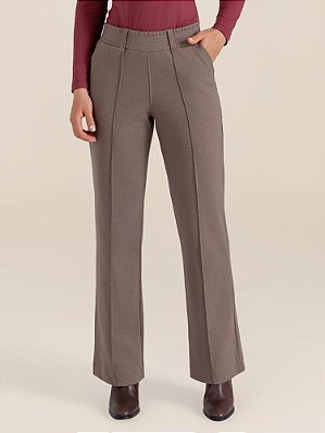 Calça "Promessas" Like Wool Semi Wide