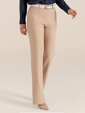 Calça "Horizonte" Linho Spandex