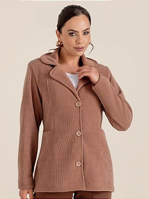 Casaco "Calma" Canelado Dublado