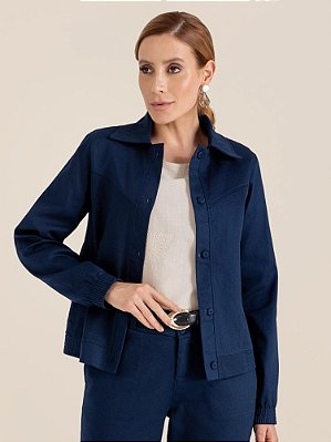 Jaqueta "Horizonte" Sarja Twill Algodão