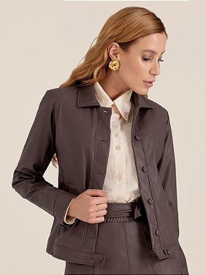 Jaqueta "Propósito" PU Pespontado