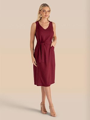 Vestido Cintilar Sm Reto Decote V