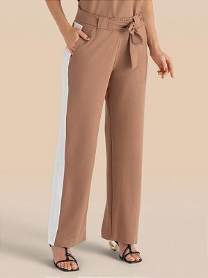Calça Plenitude Bicolor Faixa Lateral