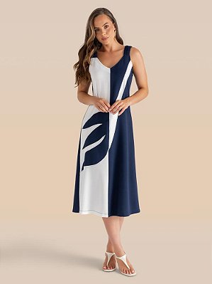 Vestido Nuances Bicolor Design Exclusivo