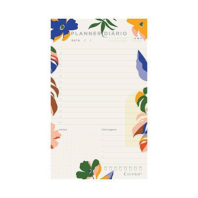 Bloco A5 Planner Diario Janelas Polen 12x20