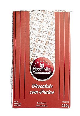 Moscardini Chocolate com Frutas – Grão (250g)